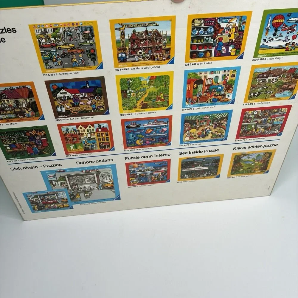 1983 Ravensburger See Inside Didacta Puzzle 